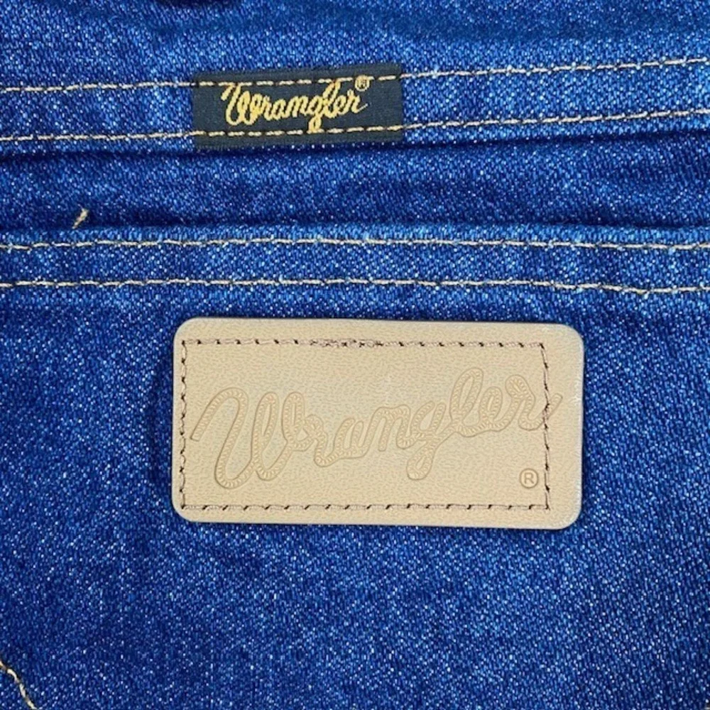 Wrangler 936PWD Cowboy Cut Slim Fit Mens Jeans 33x34 Indigo Blue Cotton Denim